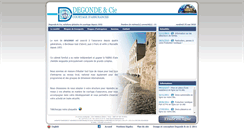 Desktop Screenshot of degonde.com